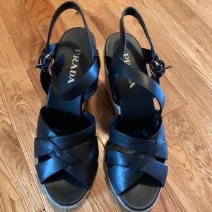 Prada wedges